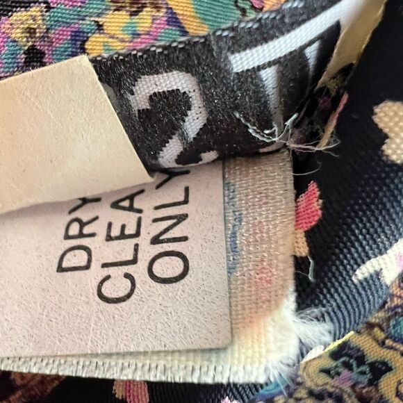 Vintage 80s Tarus II Women’s 10 Victorian Tie Midi Dress Cottagecore Floral USA - Picture 10 of 14